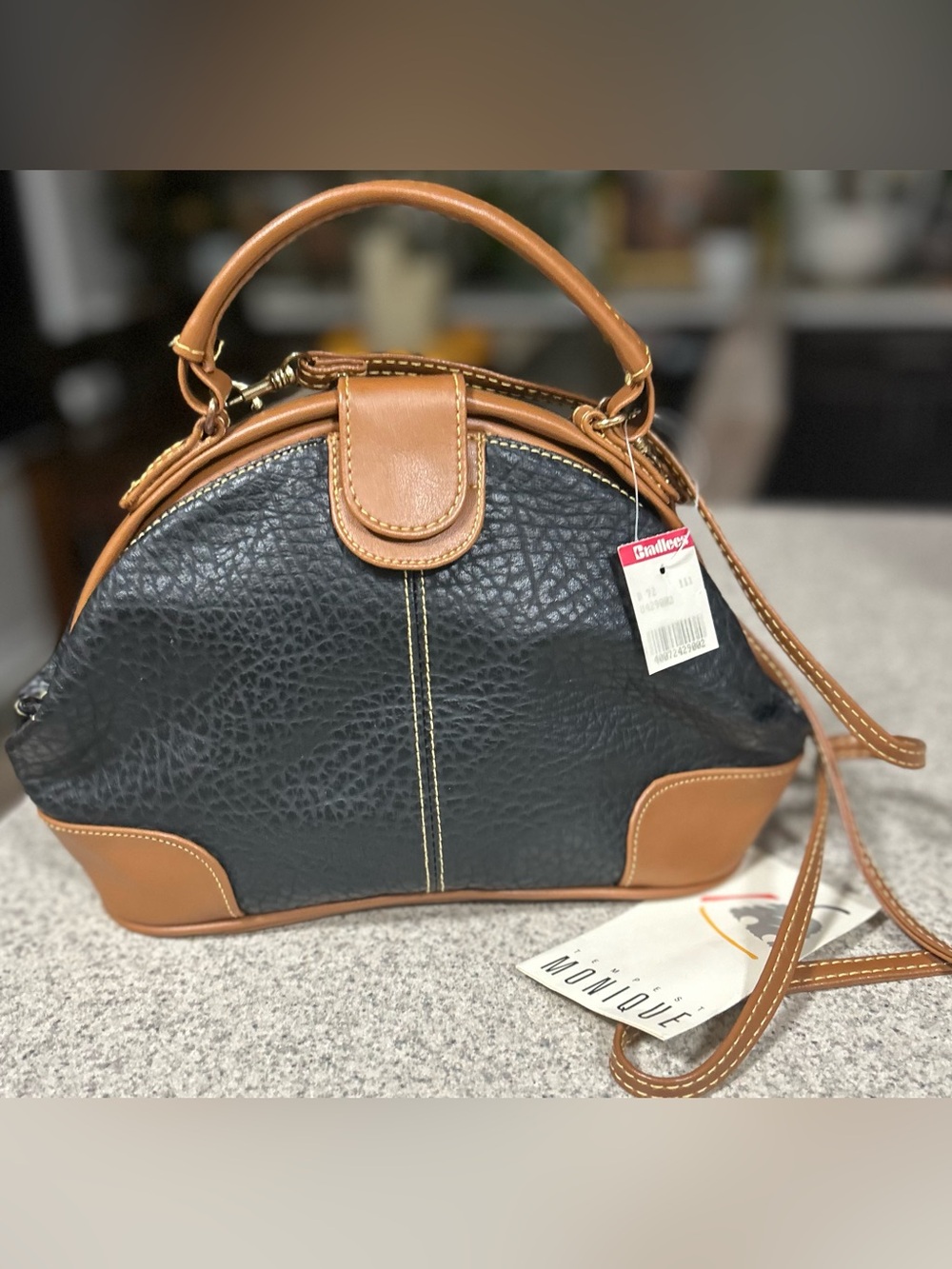 Vintage Monique Black Handbag